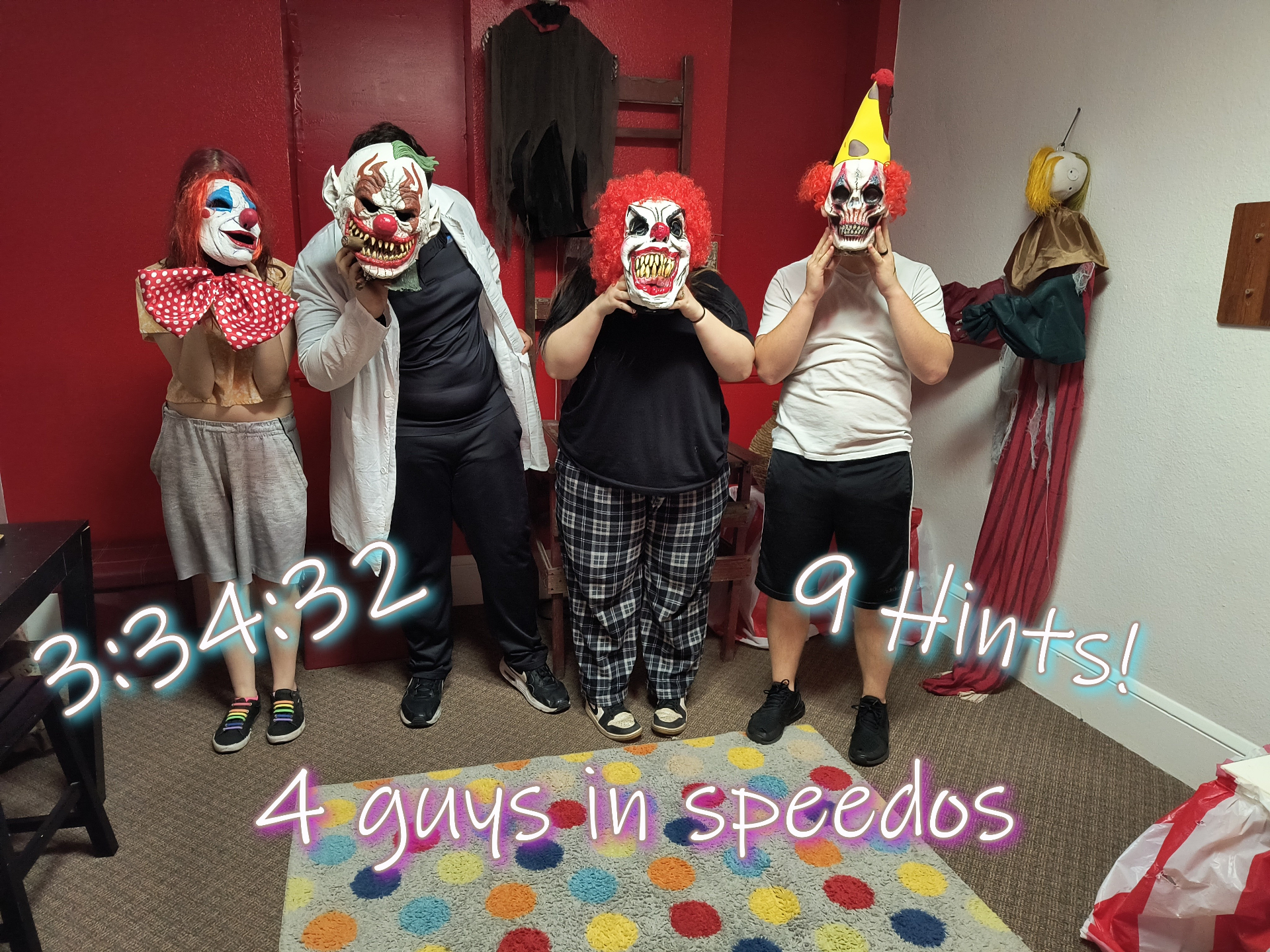 4 Guys in Speedos — The Late Night Lock-In