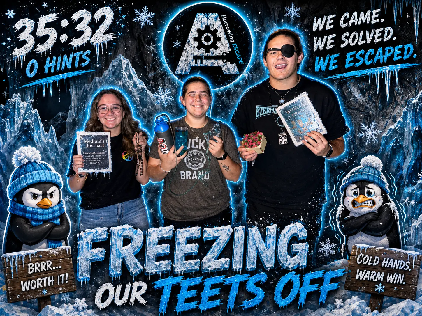 Freezing Our Teets Off — A Frigid Flight