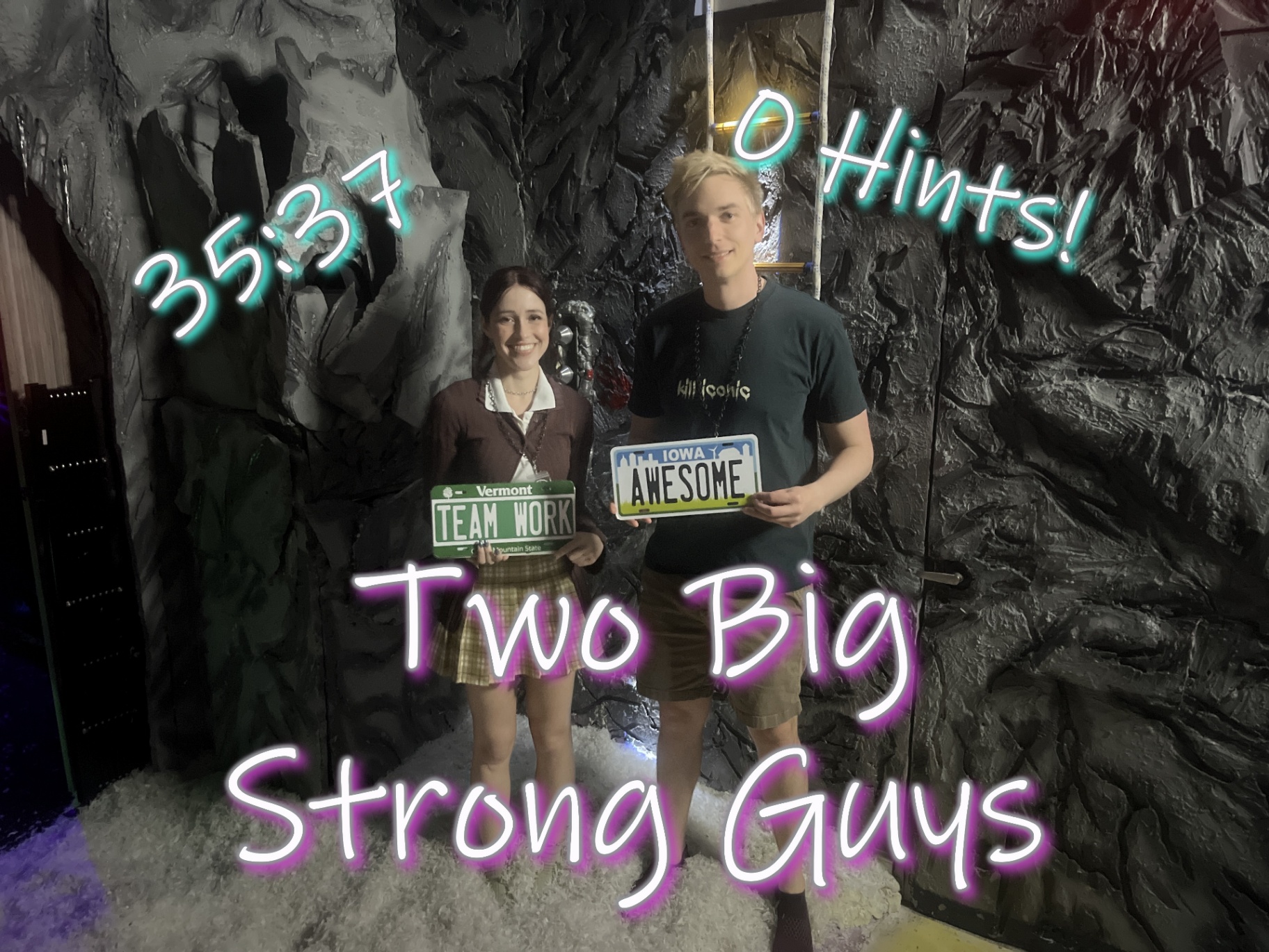 Two Big Strong Guys — A Frigid Flight