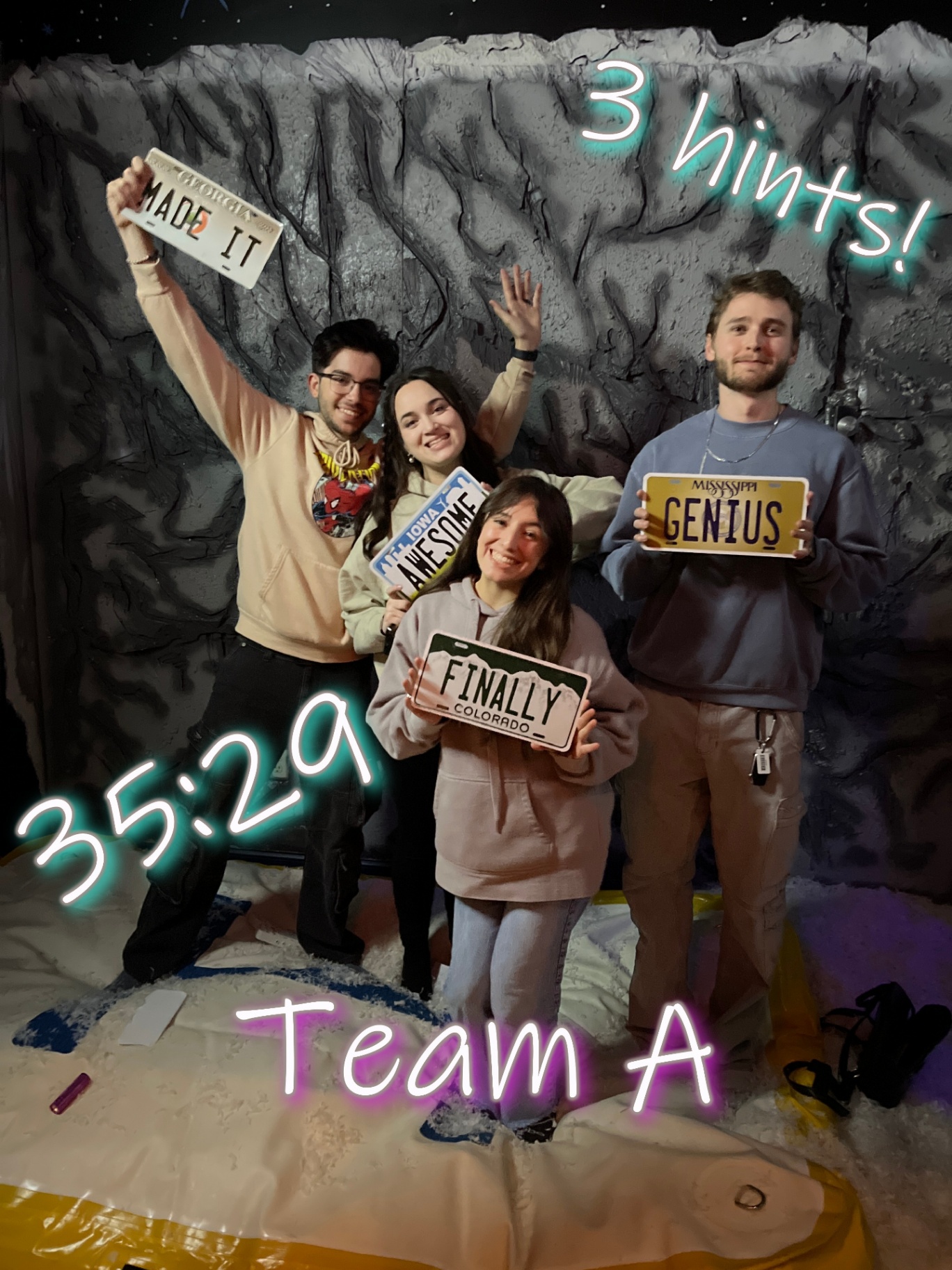 Team A — A Frigid Flight