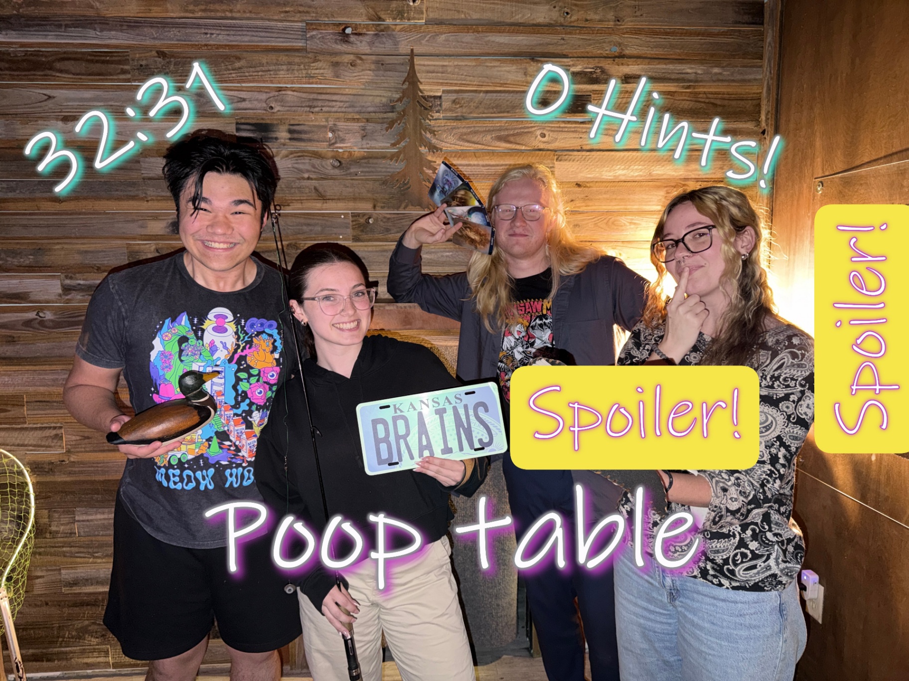 Poop Table — The Woods